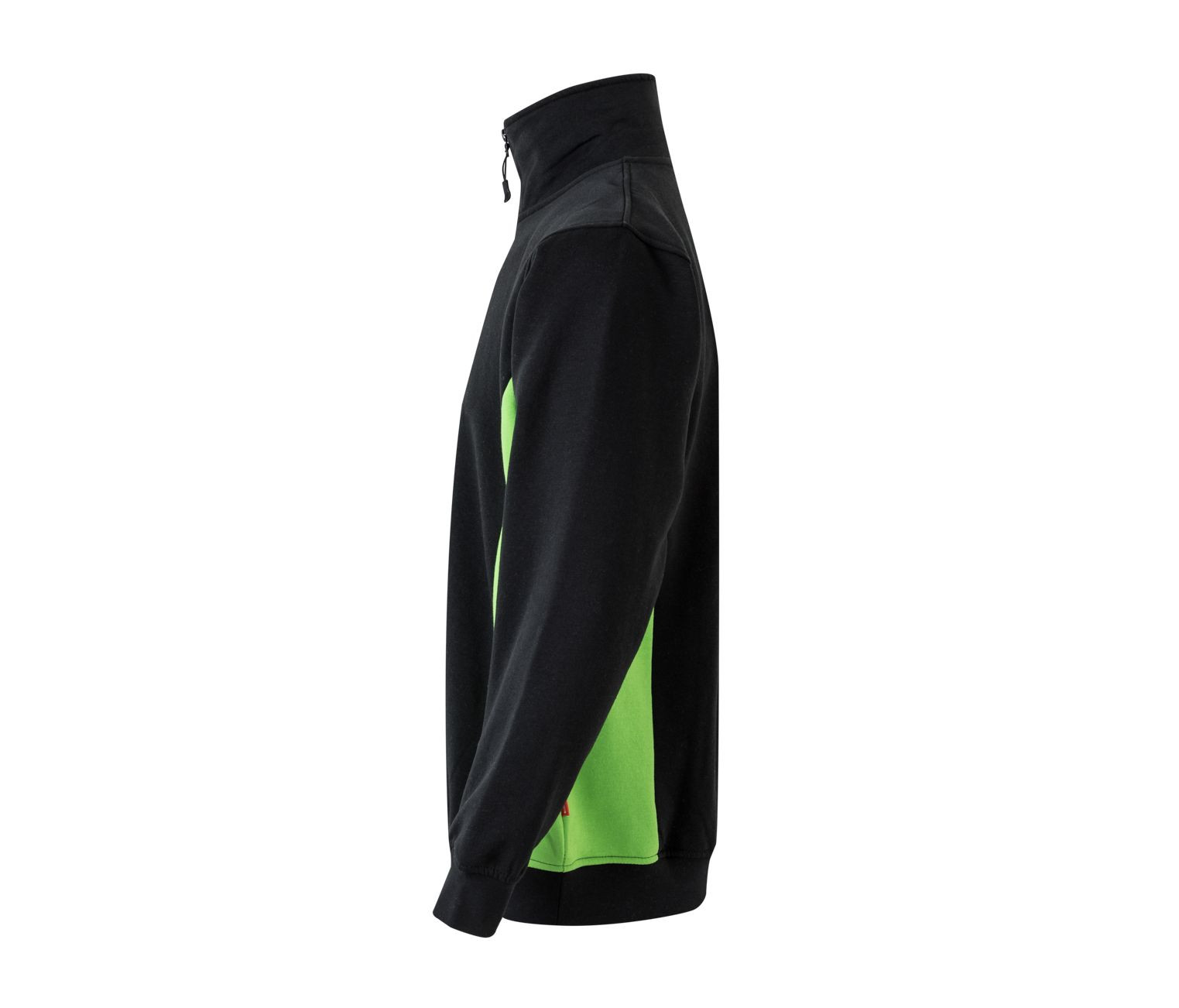SWEAT BICOLORE COL ZIPPÉ