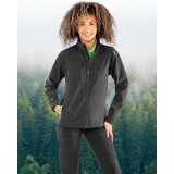 WOMENS RECYCLED 3-LAYER PRINTABLE SOFTSHELL JACKET